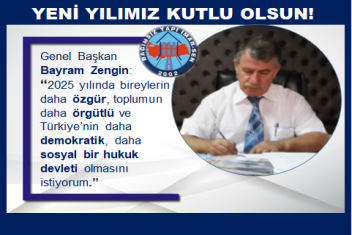 YENİ YILIMIZ KUTLU